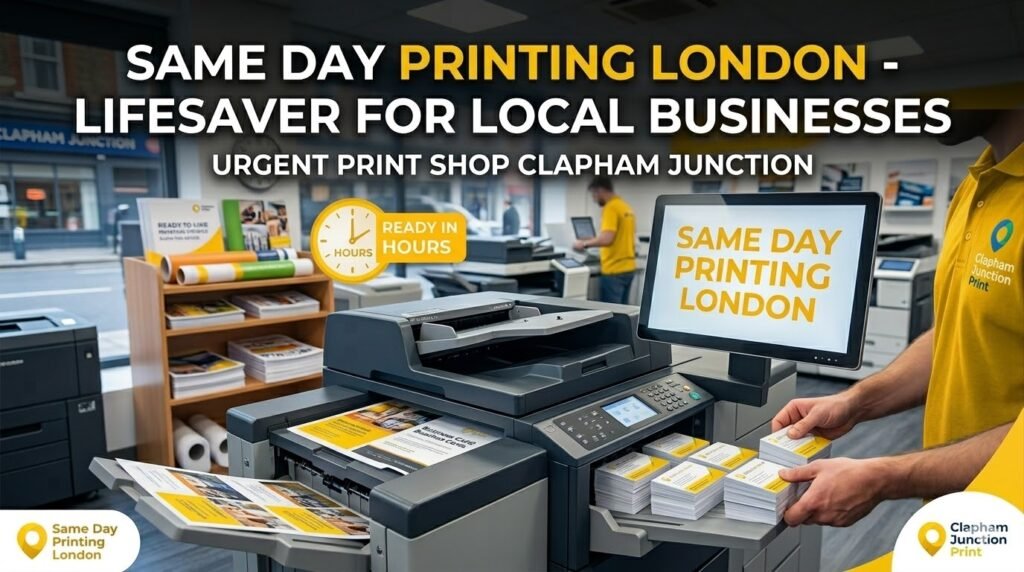 Same Day Printing London - Lifesaver for Local Businesses at Clapham Junction Print.