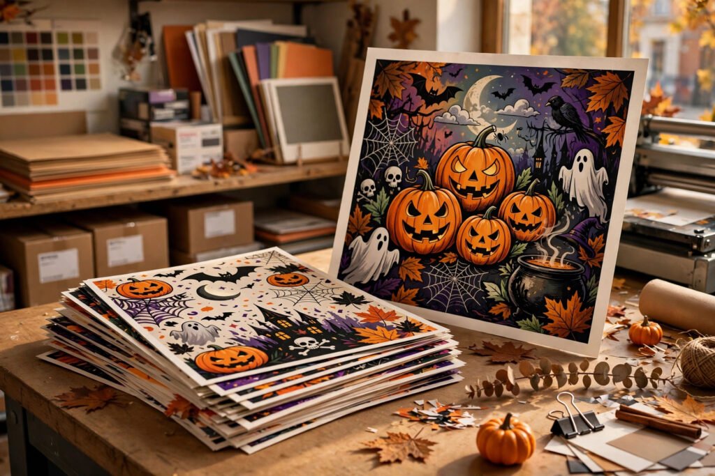 Halloween Print Pack promotion — flyers and posters